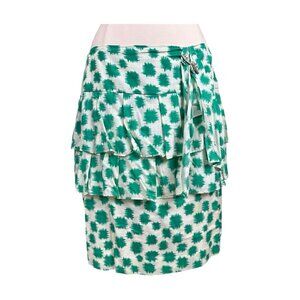 Anthropologie Edme & Esyllte Skirt Women 14  peplum airplane flight attendant